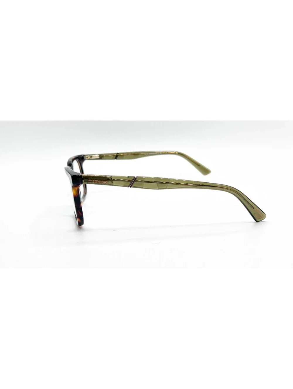 Diesel Dl 5276 052 Havana Green Authentic Eyeglasses 52-17-145